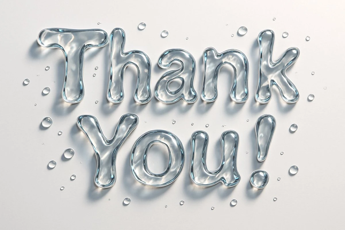 Abstract Liquid Typography