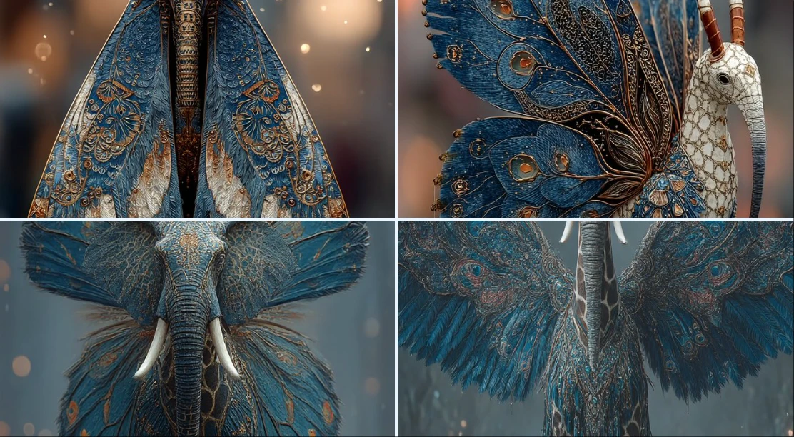 Surreal Bird Fantasy