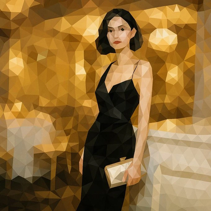 Low Poly Mosaic Style