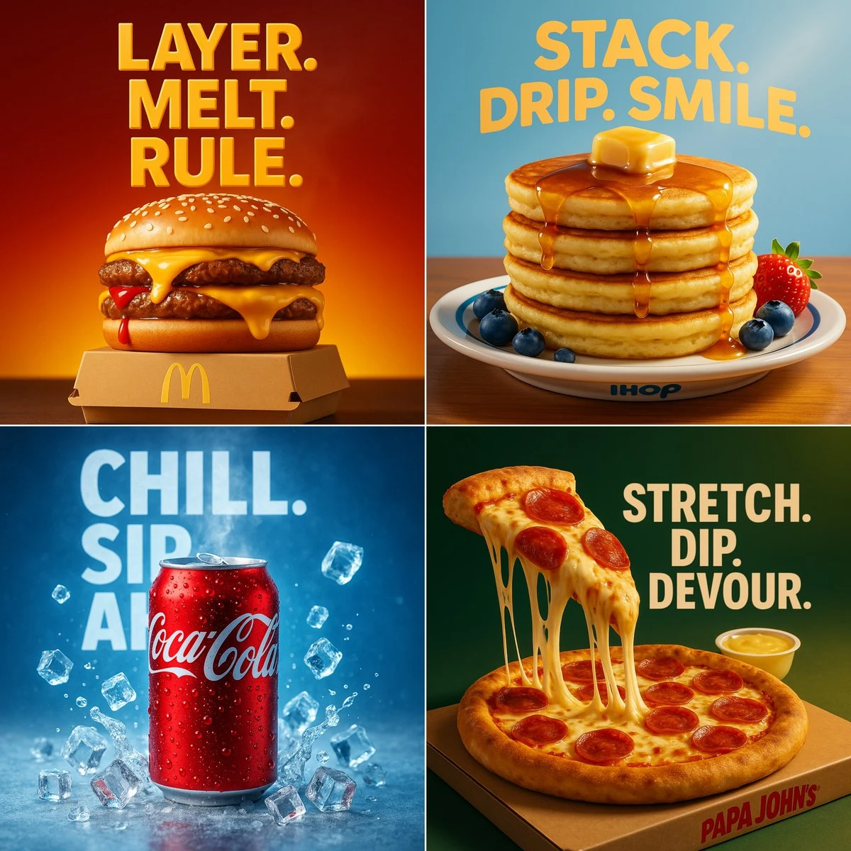 3D Hyper-realistic Food Ad