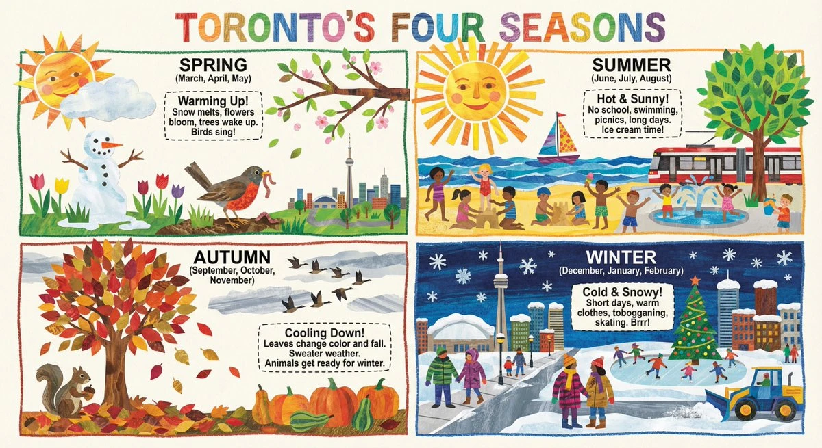 Four Seasons Change Infographic